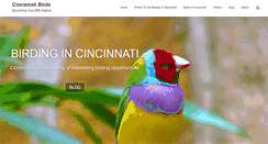 Desktop Screenshot of cincinnatibirds.com