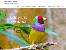 Tablet Screenshot of cincinnatibirds.com